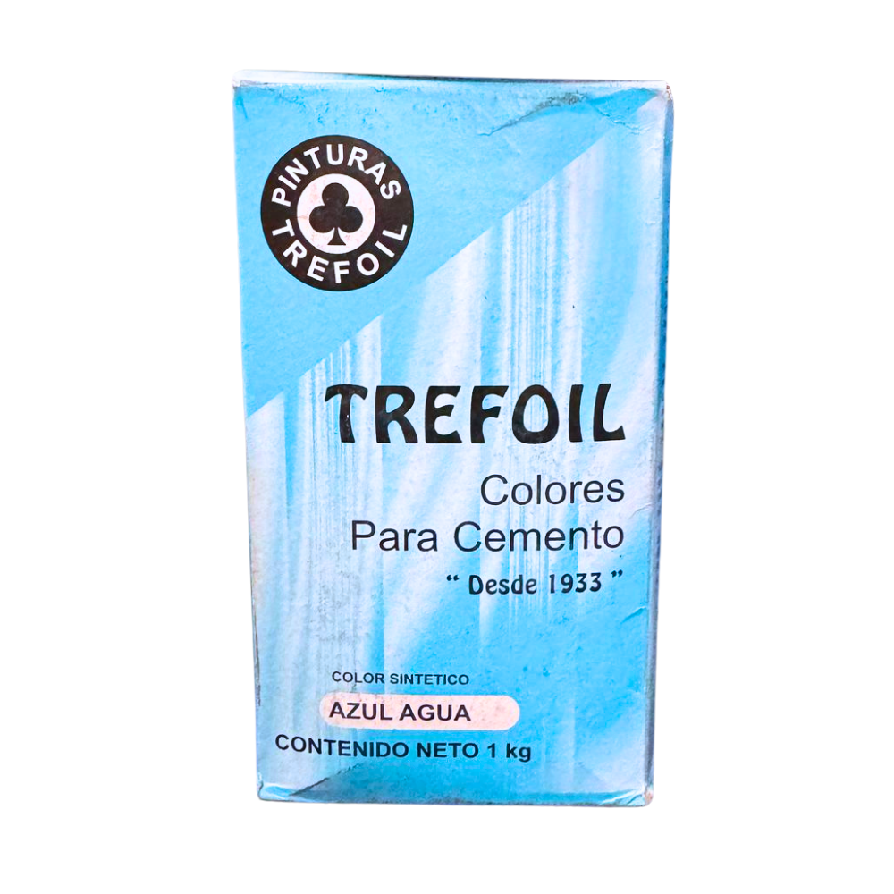 Trefoil Color para Cemento Azul Agua