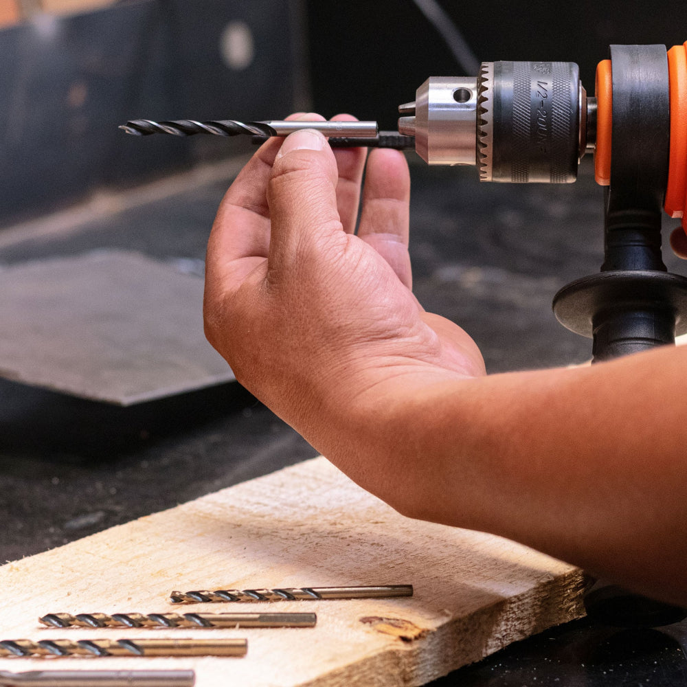Juego de 9 brocas para metal, concreto y madera, TRUPER