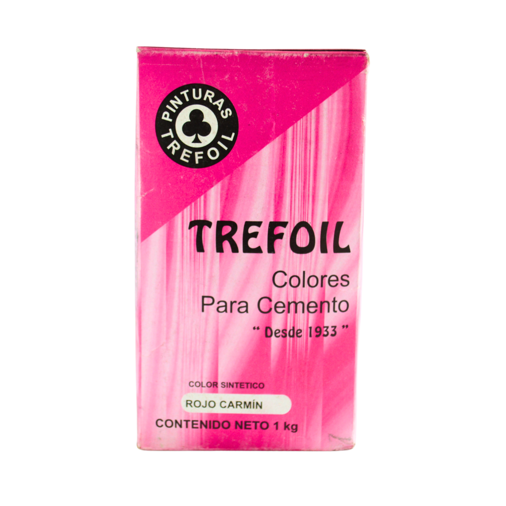 Trefoil Color para Cemento Rojo Carmín