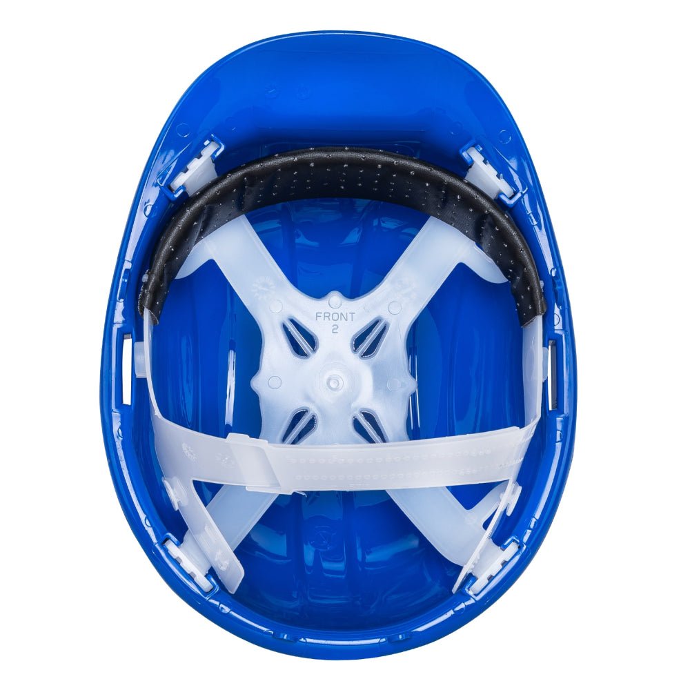 Casco de seguridad, ajuste de intervalos, azul, PRETUL - Grupo PRAME
