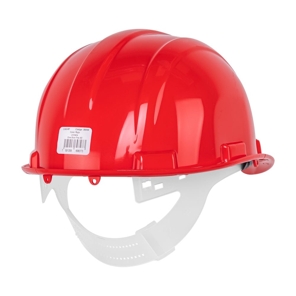 Casco de seguridad, ajuste de intervalos, rojo, PRETUL - Grupo PRAME