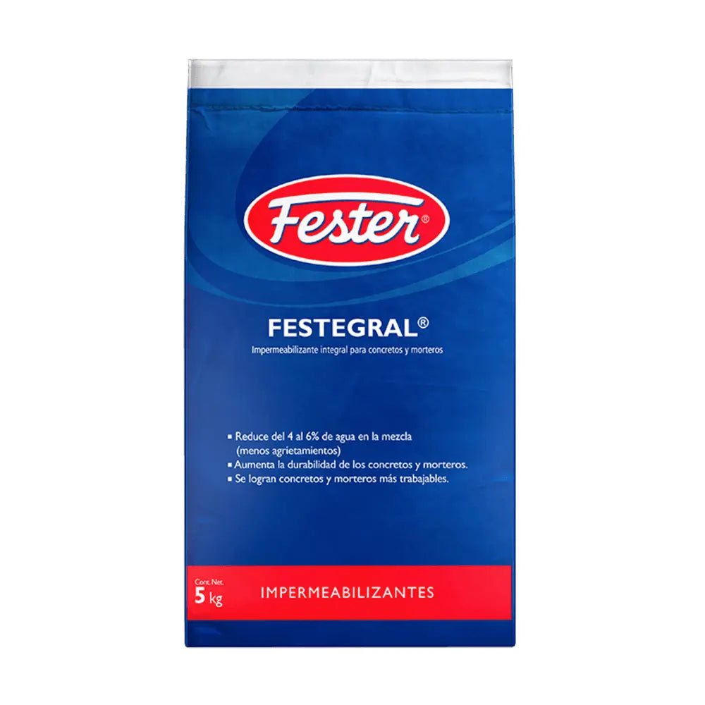 Fester Festegral 5 kg Impermeabilizante Integral para Concreto y Mortero - Grupo PRAME