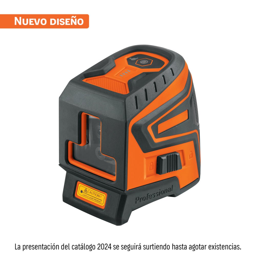 Nivel láser verde, alcance 30 m, recargable, TRUPER - Grupo PRAME