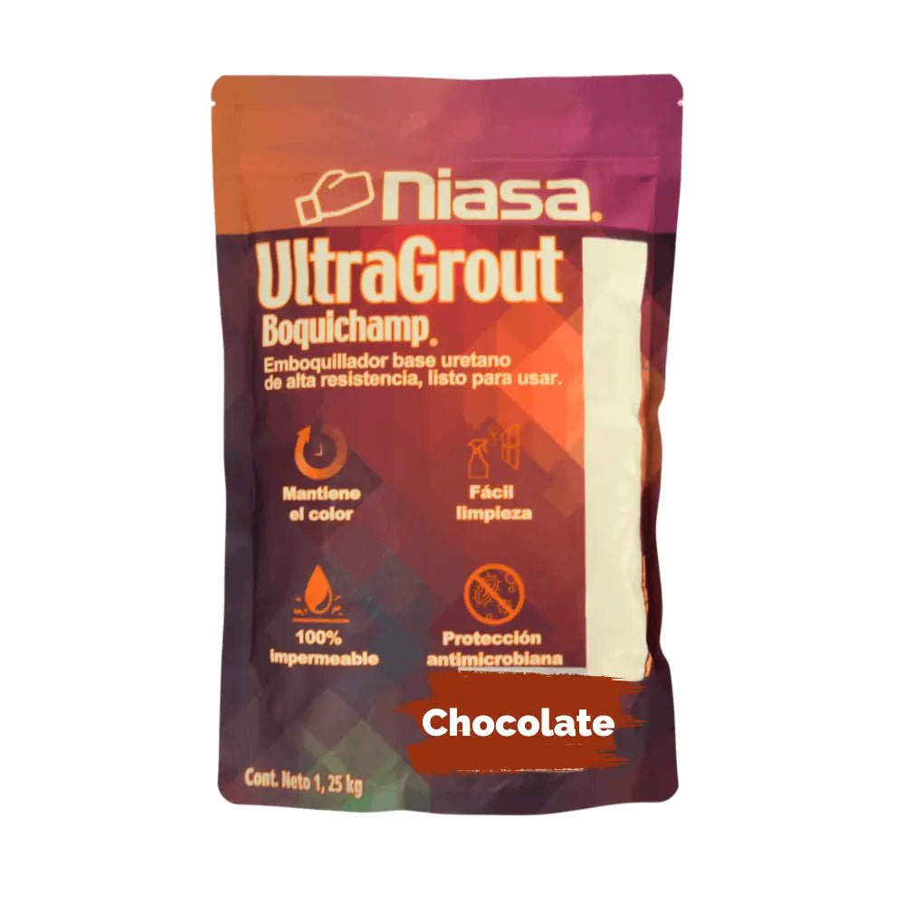 Ultragrout Boquichamp 1.25kg Chocolate Boquilla Uretano para Juntas desde 1.6 mm - Grupo PRAME