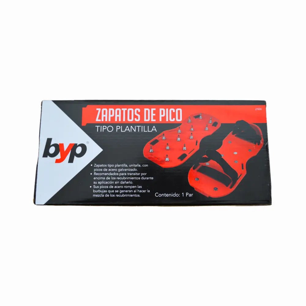 Zapatos de picos BYP para epóxicos tipo plantilla eliminación de burbujas en recubrimientos - Grupo PRAME