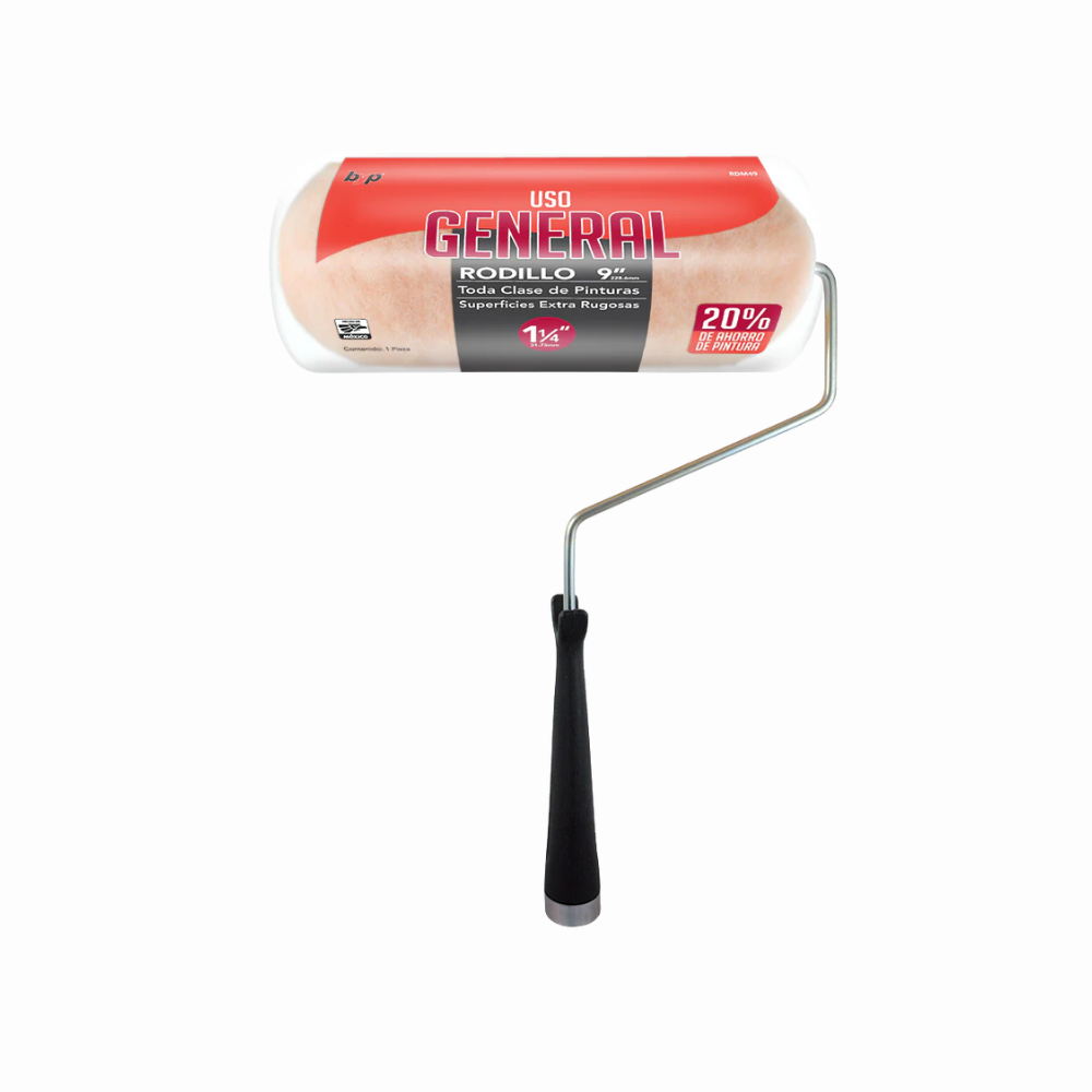Rodillo uso general (9" 1/4" - 31.75 mm) ByP