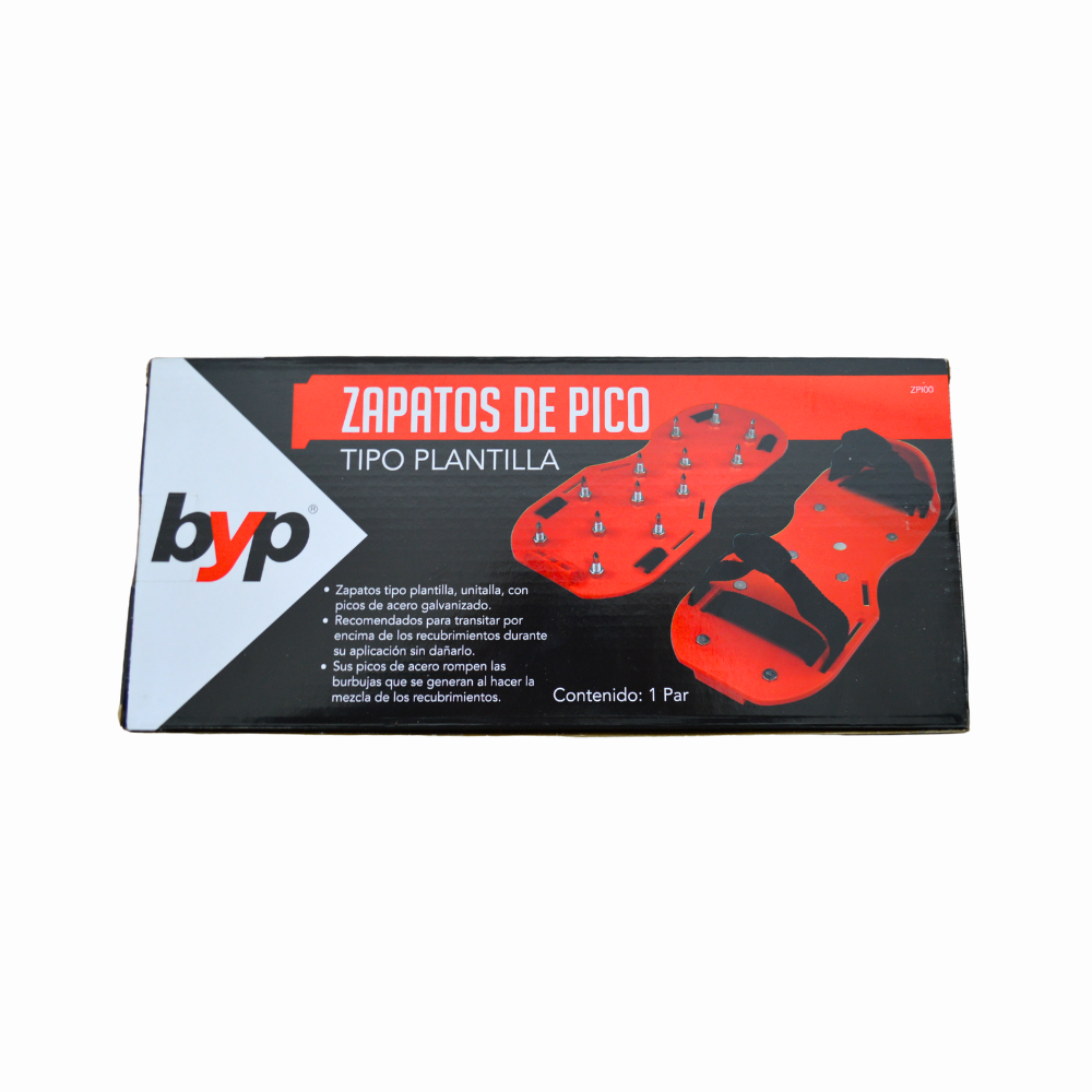 Zapatos de picos para epóxicos tipo plantilla ByP