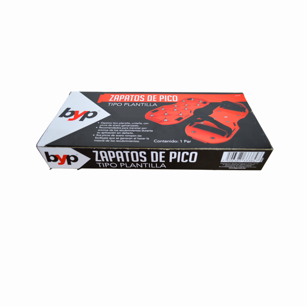 Zapatos de picos para epóxicos tipo plantilla ByP