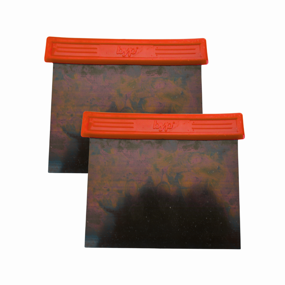 2 Piezas Cuña de acero con mango 5" x 4" - 127 mm x 101.6 mm) ByP