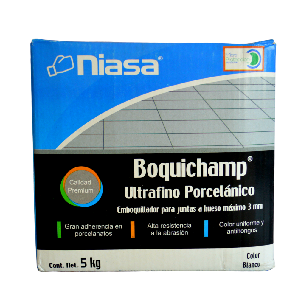 Boquichamp Ultrafino 5 kg (Blanco)
