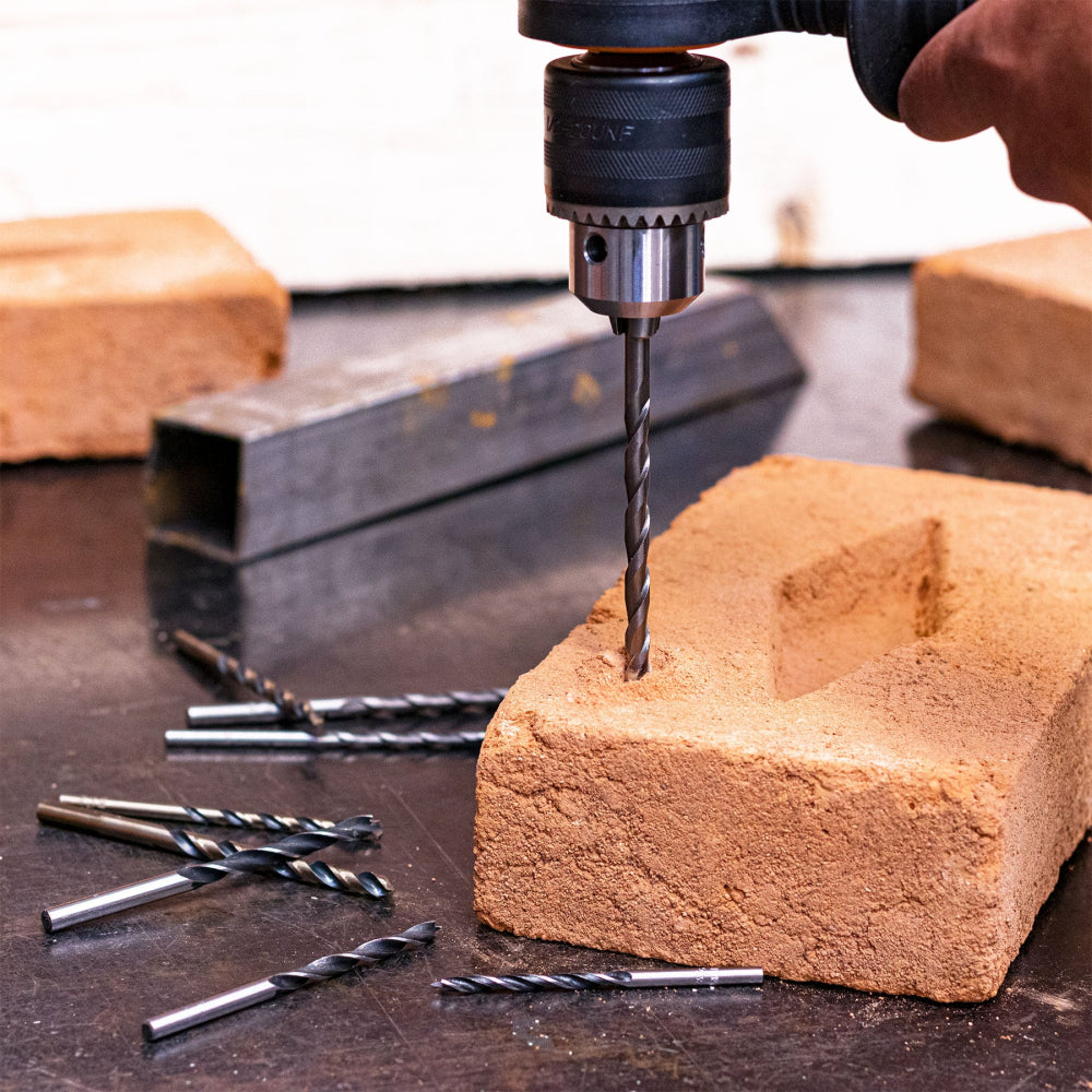 Juego de 9 brocas para metal, concreto y madera, TRUPER