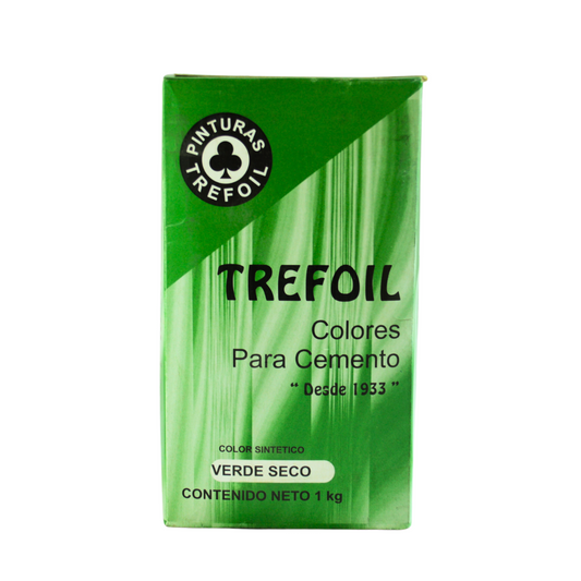 Trefoil Color para Cemento Verde Seco