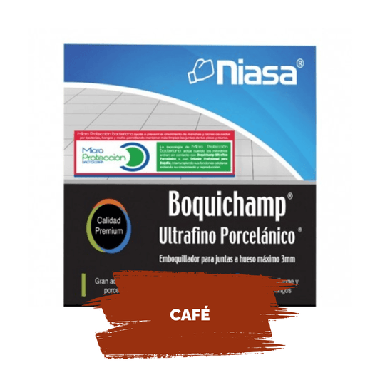 Boquichamp Ultrafino 5 kg Café Mortero Emboquillador para Piso y Muro - Grupo PRAME