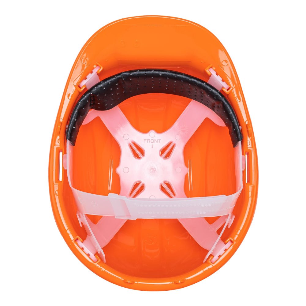 Casco de seguridad, ajuste de intervalos, naranja, PRETUL - Grupo PRAME