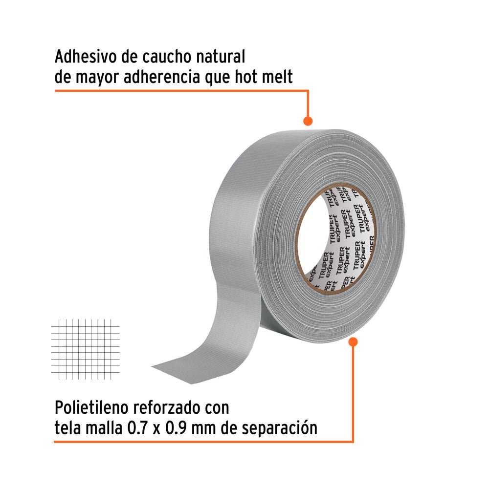 Cinta para ducto 50m x 48mm, espesor 0.27mm, EXPERT - Grupo PRAME