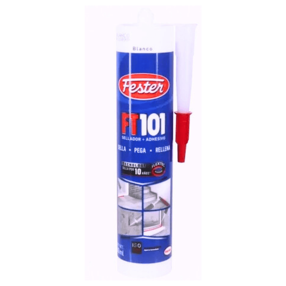Fester FT 101 Blanco Sellador Adhesivo Elástico para Interior y Exterior - Grupo PRAME