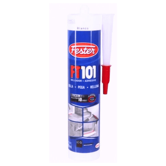 Fester FT 101 Blanco Sellador Adhesivo Elástico para Interior y Exterior - Grupo PRAME