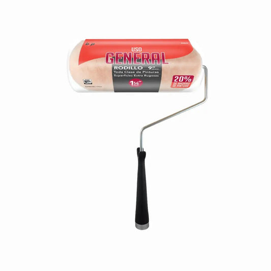 Rodillo uso general 9" 1/4 BYP para pintura en muros y superficies - Grupo PRAME